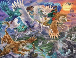 Ravensburger - Legpuzzel - Door De Lucht Op Een Pegasus - 2000 stukjes