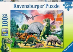 Ravensburger - Legpuzzel - Tussen de Dinosauriërs - 100 stukjes