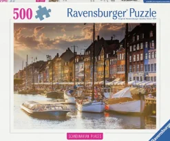 Ravensburger - Legpuzzel - Zonsondergang Kopenhagen - 500 stukjes