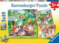 Ravensburger - Legpuzzel - Kleine Prinsessen - 3 x 49 stukjes