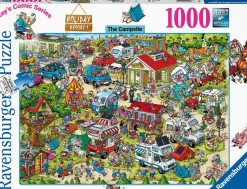 Ravensburger - Legpuzzel - Ray's Comic Holiday Resort 1 The Campsite - 1000 stukjes