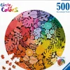 Ravensburger - Legpuzzel - Round puzzle - Tropical (Circle of Colors)​ - 500 stukjes