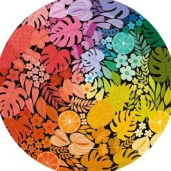 Ravensburger - Legpuzzel - Round puzzle - Tropical (Circle of Colors) - 500 stukjes