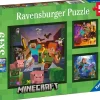 Ravensburger - Legpuzzel - Minecraft Biomes - 3x49 stukjes