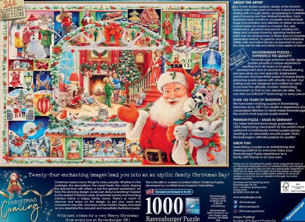 Ravensburger - Legpuzzel - Christmas is Coming! - 1000 stukjes