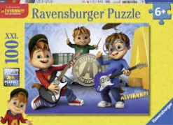 Ravensburger - Legpuzzel - Alvin, Simon.... - 100 stukjes