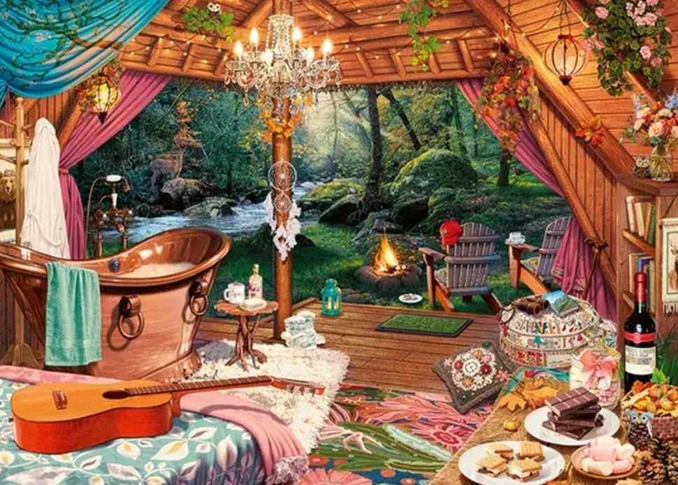 Ravensburger - Legpuzzel - Cozy Glamping - 500XL stukjes