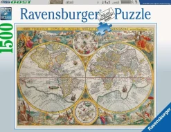 Ravensburger - Legpuzzel - Wereldkaart 1594 - 1500 stukjes