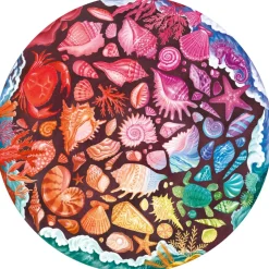 Ravensburger - Legpuzzel - Round puzzle - Seashells (Circle of Colors) - 500 stukjes
