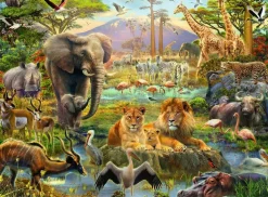 Ravensburger - Legpuzzel - Dieren van de Savanne - 200 stukjes