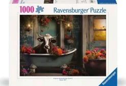 Ravensburger - Legpuzzel - The Cow In The Bathtub - 1000 stukjes