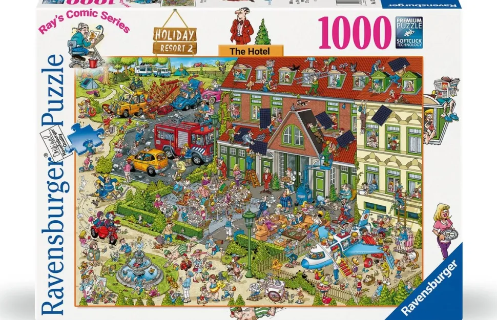 Ravensburger - Legpuzzel - Ray's Comic Holiday Resort 2 The Hotel - 1000 stukjes