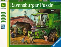 Ravensburger - Legpuzzel - John Deere Toen en Nu - 1000 stukjes