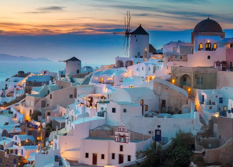 Ravensburger - Legpuzzel - Avond in Santorini - 1000 stukjes