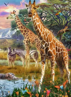 Ravensburger - Legpuzzel - Kleurrijke Savanne - 150 stukjes