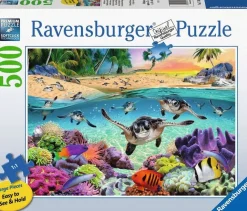 Ravensburger - Legpuzzel - Baby Zeeschildpadden - 500XL stukjes