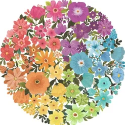 Ravensburger - Ronde Legpuzzel - Circle of Colors - Flowers - 500 stukjes