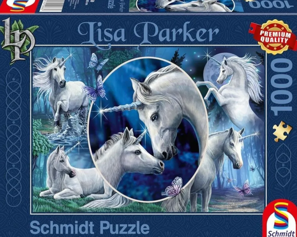 Schmidt - Legpuzzel - Charmante Eenhoorns - 1000 stukjes