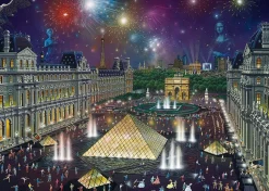 Schmidt - Legpuzzel - Vuurwerk bij het Louvre - 1000 - stukjes