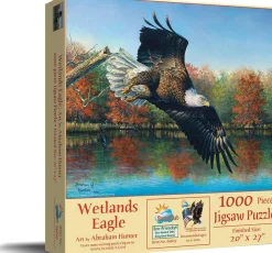 SunsOut - Legpuzzel - Abraham Hunter - Wetlands Eagle - 1000 stukjes