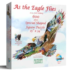 SunsOut - Legpuzzel - As the Eagle Flies - 600 stukjes