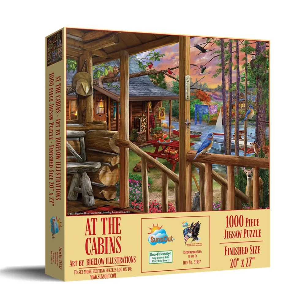SunsOut - Legpuzzel - At The Cabins - 1000 stukjes
