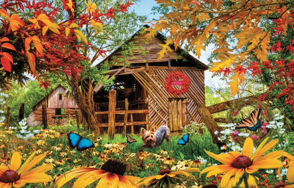 SunsOut - Legpuzzel - Autumn Red And Gold - 1000 stukjes