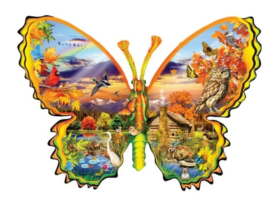 SunsOut - Legpuzzel - Autumn Butterfly - 1000 stukjes