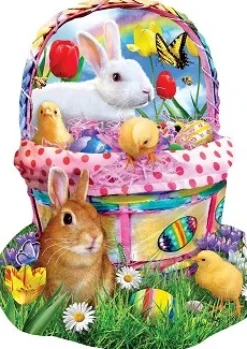 SunsOut - Legpuzzel - Bunny's Pasen Paasmand - 1000 stukjes
