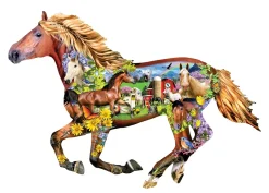 SunsOut - Legpuzzel - Horse Farm - 800 stukjes