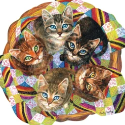 SunsOut - Legpuzzel - Kitten Basket - 1000 stukjes