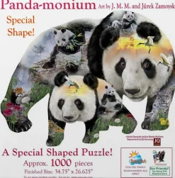 SunsOut - Legpuzzel - Panda-Monium - 1000 stukjes
