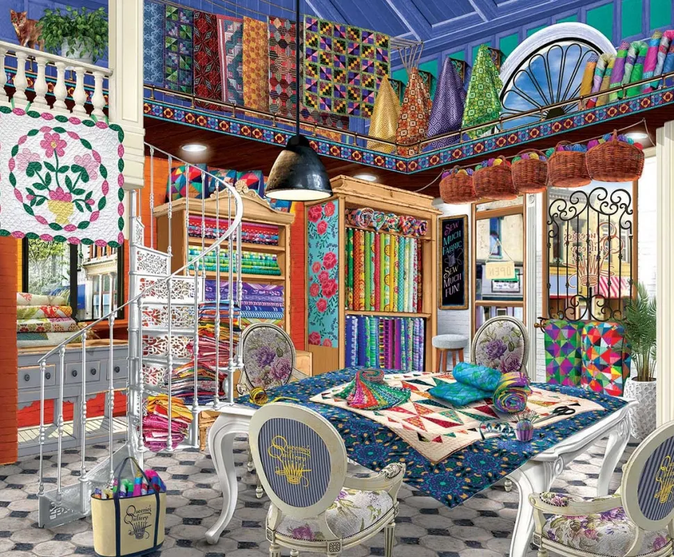 SunsOut - Legpuzzel - Queenie's Quiltery - 1000XL stukjes