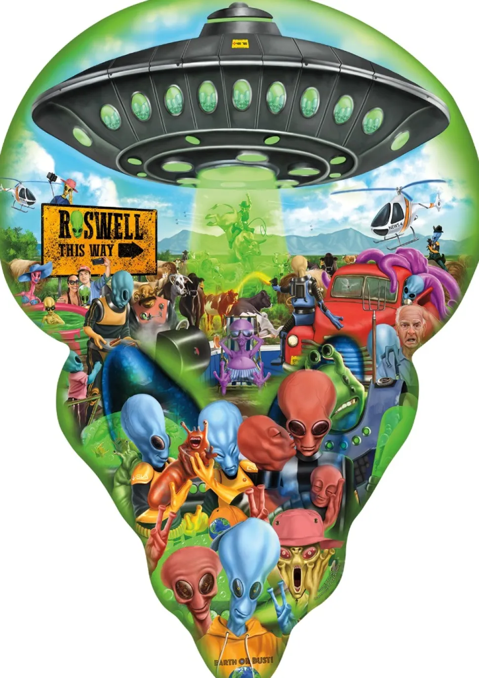 SunsOut - Legpuzzel - Roswell This Way - 750 stukjes