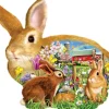 SunsOut - Legpuzzel - Springtime Bunnies - 1000 stukjes