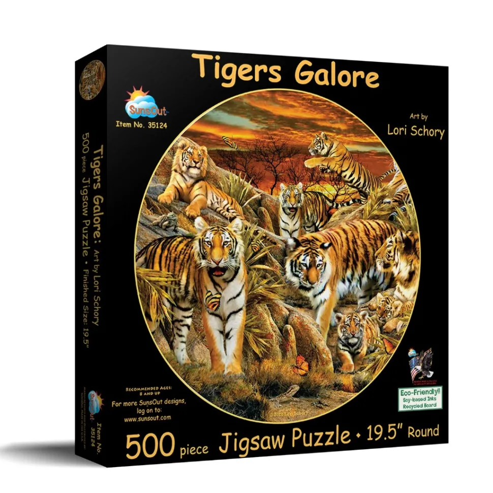 SunsOut - Legpuzzel - Tigers Galore - 500 stukjes