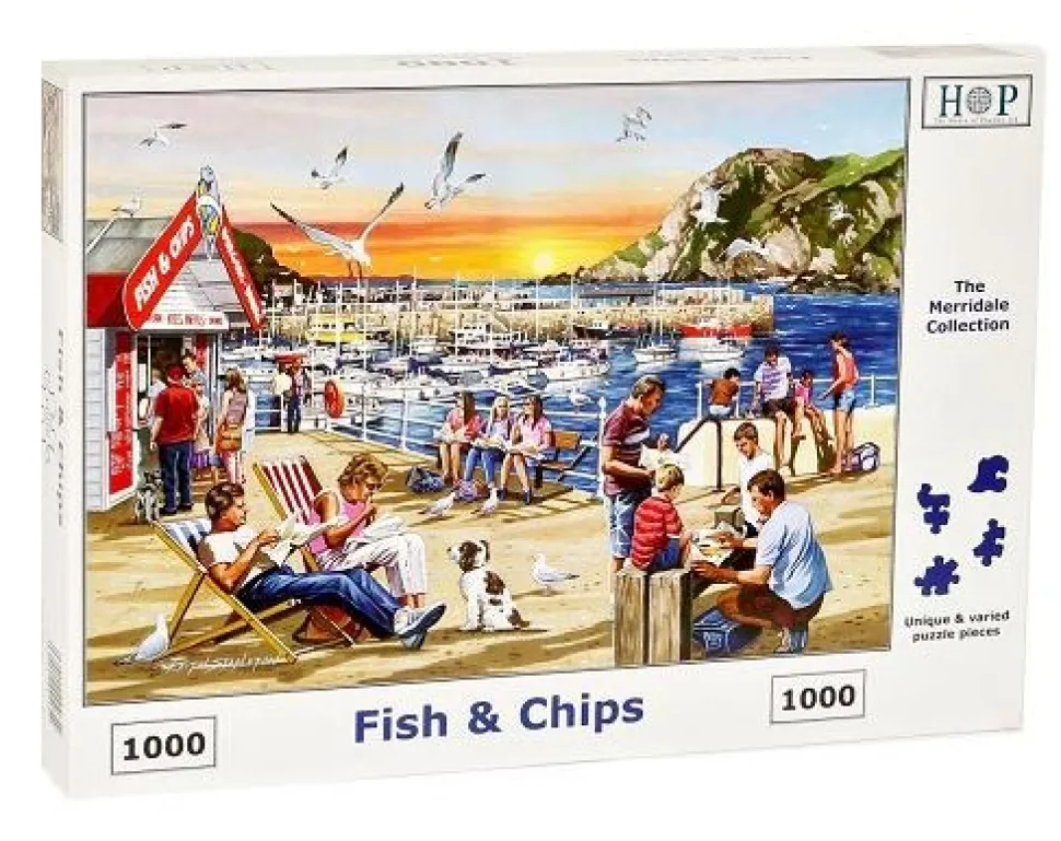 The House of Puzzles - Legpuzzel - Fish & Chips - 1000 stukjes