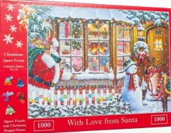 The House of Puzzles - Legpuzzel - With Love From Santa - 1000 stukjes
