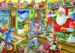 The House of Puzzles - Legpuzzel - Santa's Workshop Kerst - 500 stukjes